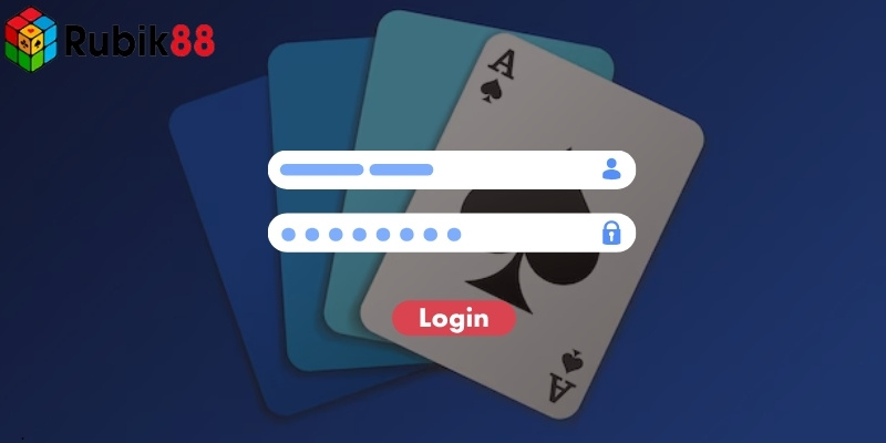 Đăng nhập là bước đầu tiên để bắt đầu cá cược tại Rubik88