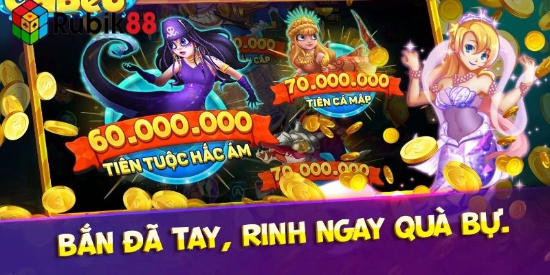 Hệ thống tích điểm đổi thưởng giúp người chơi nhận quà hấp dẫn